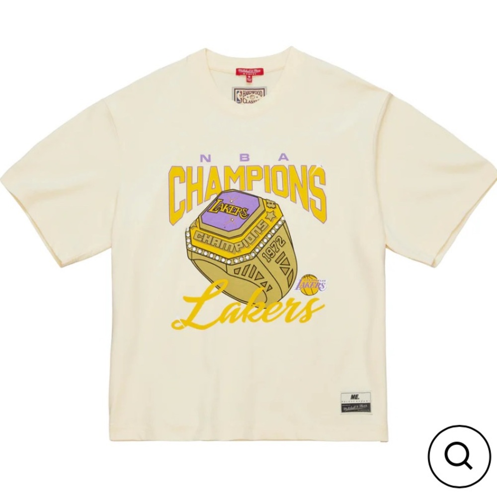 Los Angeles Lakers & Melody Ehsani Unisex SS Hardwood Classics Mitchell & Ness